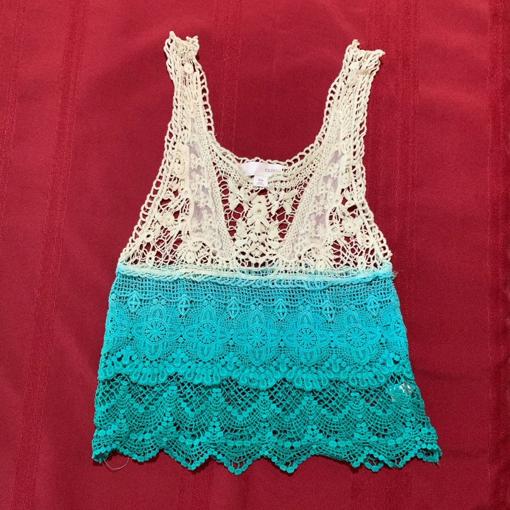 Knitted Cami Tank Top Beach Blouse